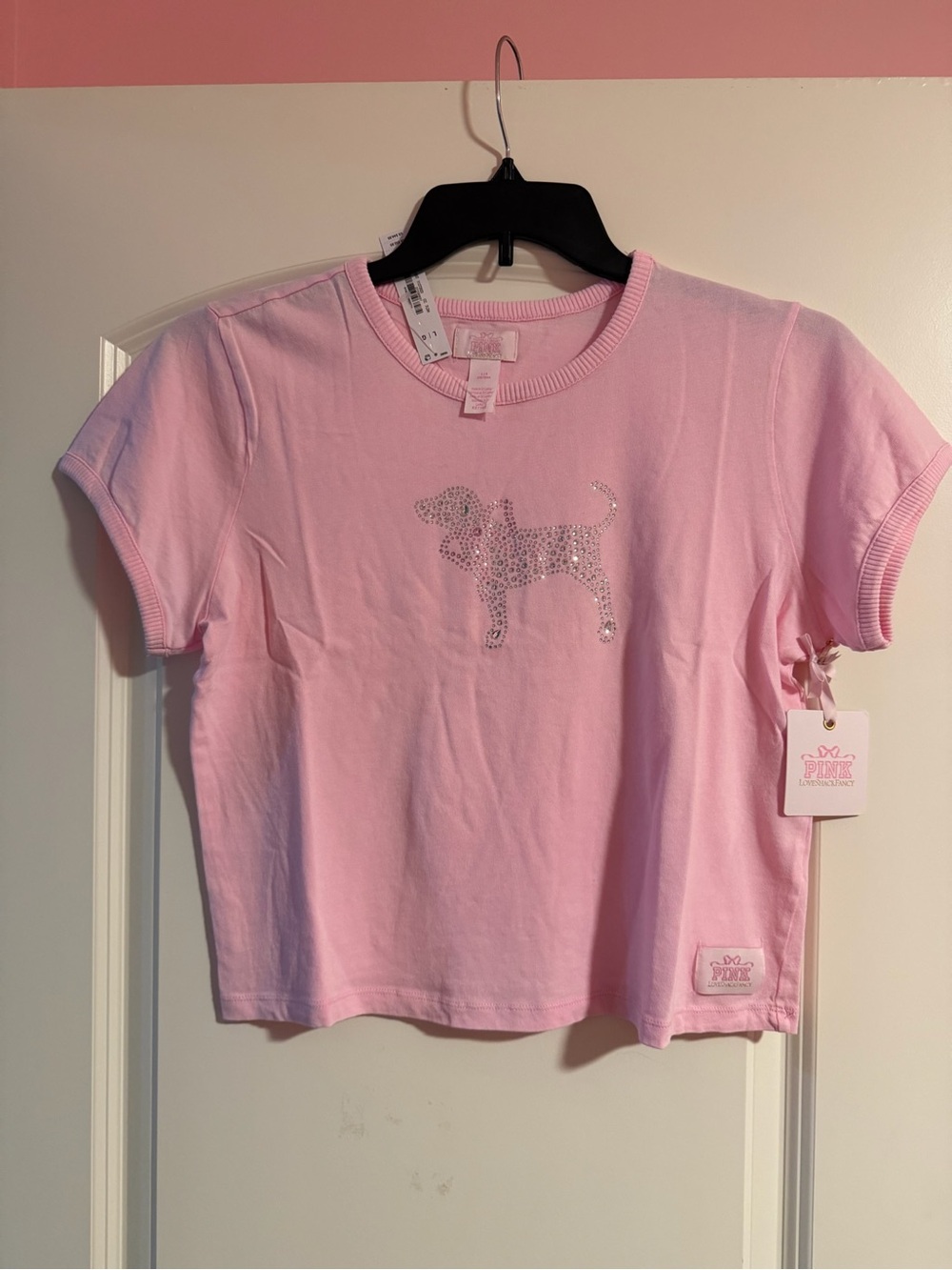 PINK x LoveShackFancy Baby tee